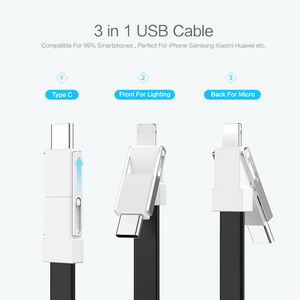 3 in1 USB Schlüsselkabel（Kauf 2 Versandkostenlos！）