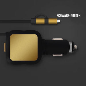2-in-1-Autoladegerät mit skalierbarem Ladekabel